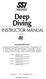 Deep Diving INSTRUCTOR MANUAL PUBLISHED BY.
