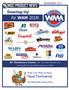 MGC PRODUCT NEWS. for WAM 2018! Gearing-Up. Happy Thanksgiving! november From Our Flock to Yours, The Merchants Grocery Team