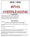 MFHS CHEERLEADING. Important Dates. Tryout Information