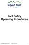 Pool Safety Operating Procedures