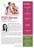 PSD News. Miss Mel. Inside... Term 3, 2014 Published 12 September Hello from Miss Mel. Peninsula School of Dance. Jason Coleman Visit