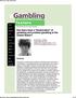 Has there been a feminization of gambling and problem gambling in the United States?