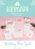WEDDING STATIONERY PAPER GOODS. Wedding Price Guide
