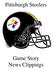 Pittsburgh Steelers. Game Story News Clippings