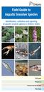 Field Guide to Aquatic Invasive Species