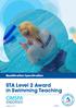 STA Level 2 Award in Swimming Teaching