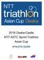 2018 Osaka-Castle NTT ASTC Sprint Triathlon Asian Cup