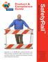 SafetyRail. Product & Compliance Guide. ADA-Compliant Pedestrian Barricade
