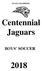 STATE CHAMPIONS. Centennial Jaguars BOYS SOCCER