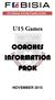 U15 Games at Kolej Tuanku Ja afar COACHES INFORMATION PACK