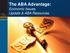 The ABA Advantage: Economic Issues Update & ABA Resources