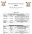 Florissant Valley Fire Protection District Monthly Training Schedule
