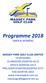 Programme 2018 (MEN & WOMEN)