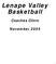 Lenape Valley Basketball. Coaches Clinic