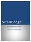 VitalsBridge. Directions for Use. MODEL VB2.0 for US Government Customers