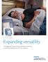 Expanding versatility. The upgraded Trilogy family of ventilators continues to meet the changing needs of your patients