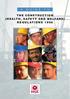 THE CONSTRUCTION (HEALTH, SAFETY AND WELFARE) REGULATIONS 1996