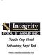Youth Cup Final Saturday, Sept 3rd