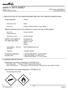 SAFETY DATA SHEET Version 1.14 MSDS Number Revision Date Print Date