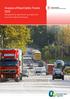 Analysis of Road Safety Trends Management by objectives for road safety work towards the 2020 interim targets
