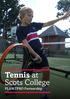 Tennis at Scots College PLANiTPRO Partnership