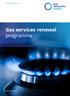 Gas services renewal programme