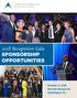 2018 Recognition Gala SPONSORSHIP OPPORTUNITIES. October 11, 2018 Marriott Marquis DC Washington, DC