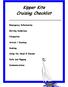 Kipper Kite Cruising Checklist