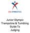 Junior Olympic Trampoline & Tumbling Guide To Judging