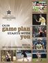 OUR. game plan STARTS WITH. you NCC Membership Guide