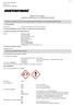 SAFETY DATA SHEET ULTRA FLEXJOINT WALL & FLOOR GROUT WHITE