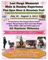 2015 LORI FORGE MEMORIAL MULE & DONKEY EXPERIENCE AND OPEN SHOW JULY 31-AUGUST 2, 2015 *PRAIRIE ARENA*