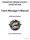 Team Manager s Manual