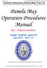 Pamela May Operation Procedures Manual