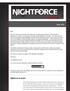 June Nightforce In Action. Dear,