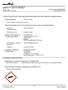 SAFETY DATA SHEET Version 1.0 MSDS Number Revision Date Print Date