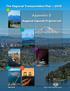 The Regional Transportation Plan Appendix G. Regional Capacity Projects List. Puget Sound Regional Council. May 2018