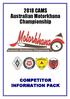 2018 CAMS Australian Motorkhana Championship