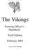 The Vikings. Training Officer s Handbook. Sixth Edition. February Copyright 2003, The Vikings