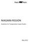 NIAGARA REGION. Guidelines for Transportation Impact Studies
