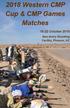 2018 WESTERN CMP CUP & CMP GAMES MATCHES