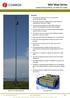 MLV Mast Series Sectional Tripod Mast, 10-34m (32-110ft)