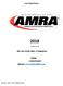 Late Model Rules. Dirt Late Model Rules & Regulations AMRA: Website: Revised