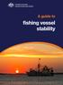 A guide to. fishing vessel stability