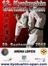 12 th K YOKUSHIN G ERMAN O PEN 2012 Kyokushin Karate and Kyokushin Budo Kai