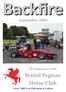 September The Magazine of the. Bristol Pegasus Motor Club Cover : 2009 Two Club Sprint at Colerne