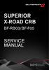 SUPERIOR X-ROAD CRB BF-RB03/BF-F05 SERVICE MANUAL