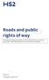 Roads and public rights of way