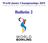 World Junior Championships March to 24 March 2019 Plaza Saint Maximin, near Paris, France. Bulletin 2