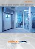 CR Series. Special doors for clean room application